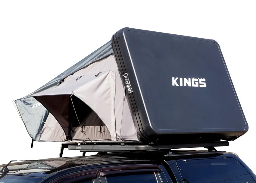 Roof Top Tent (Aluminium) | 2 min Setup | Large Sleeping Area | Aluminium side-opening transit lid