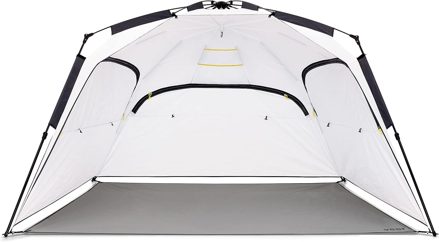 Family Basecamp Recreational Pop-Up Tent | Premium Trail Rated Beach Tent or Camp Shelter for Adults and Kids | Water Resistant UPF50 Protective Coating | Portable with Easy Set Up and Take Down
