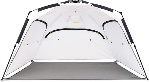 Family Basecamp Recreational Pop-Up Tent | Premium Trail Rated Beach Tent or Camp Shelter for Adults and Kids | Water Resistant UPF50 Protective Coating | Portable with Easy Set Up and Take Down