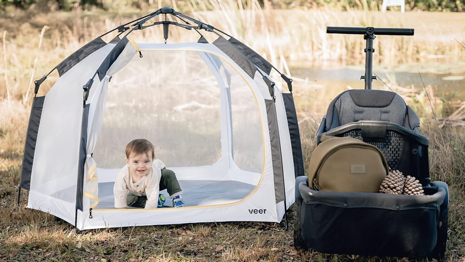 Portable Pop Up Play Yard/Play Pen for Babies, Toddlers and Kids | Indoor and Outdoor Use | Shade Canopy | Keeps Bugs Out | Playard Safety Certified